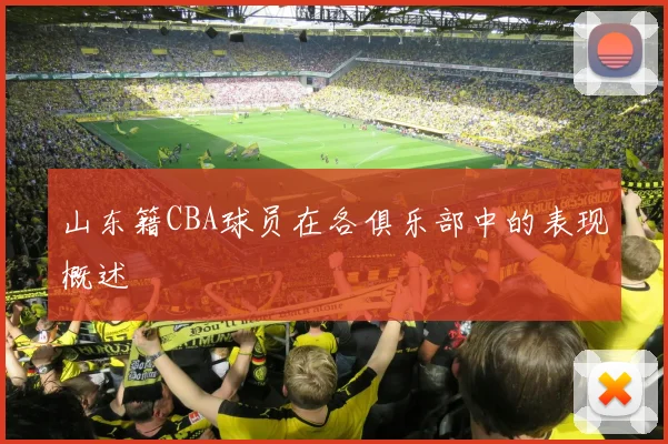 山东籍CBA球员在各俱乐部中的表现概述